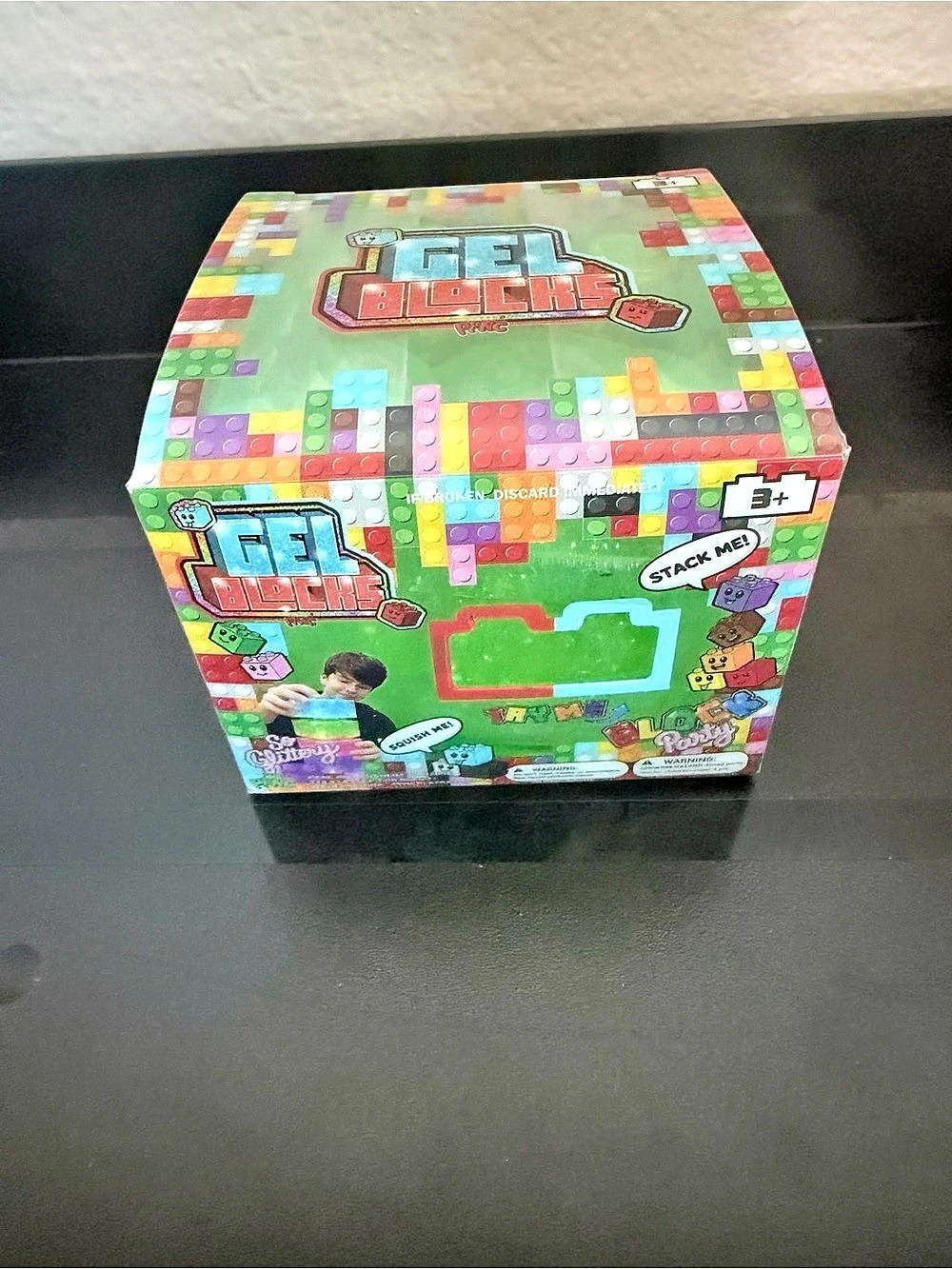 PPNC Gel Blocks Squishy Block Green Stackable Block Squishy